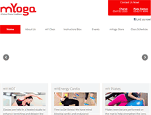 Tablet Screenshot of myoga.com.my